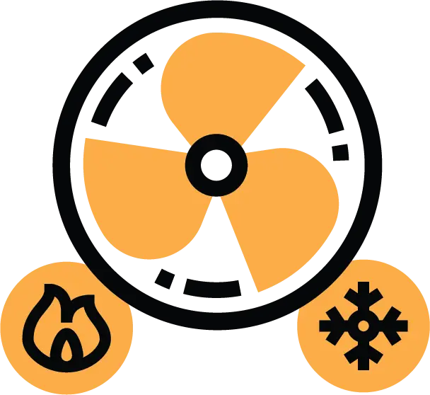Heating Cooling Icon